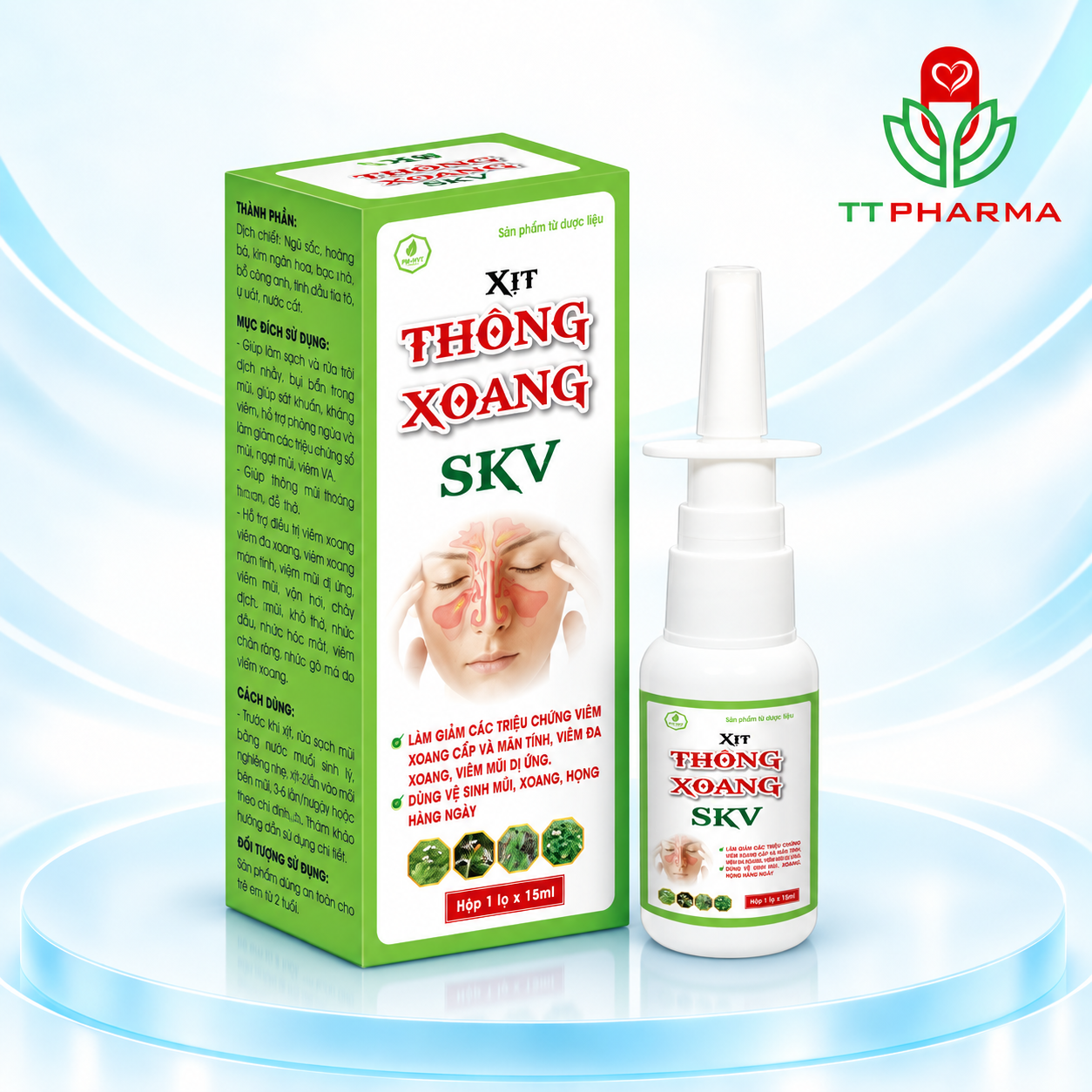 Bộ xịt thông xoang SKV Bộ xịt thông xoang SKV