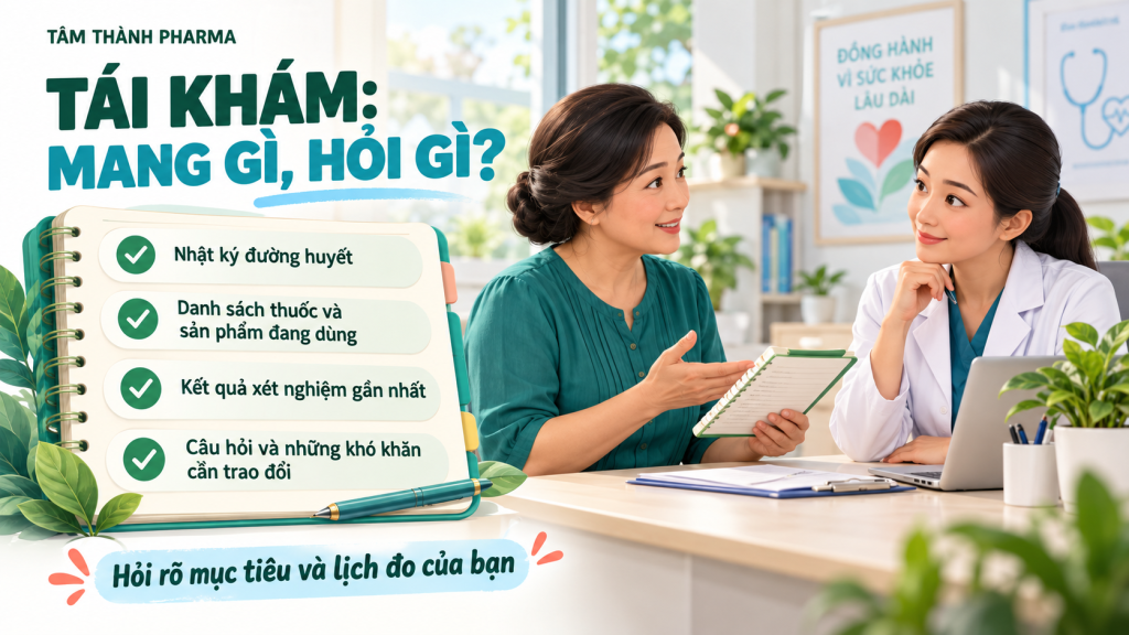 Hỏi gì mang gì khi tái khám 1