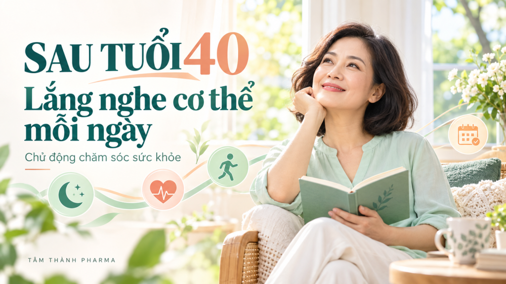 Lắng nghe cơ thể sau tuổi 40 1