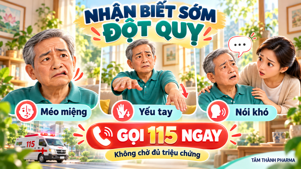 Nhận biết sớm đột quỵ-3 Nhận biết sớm đột quỵ 3