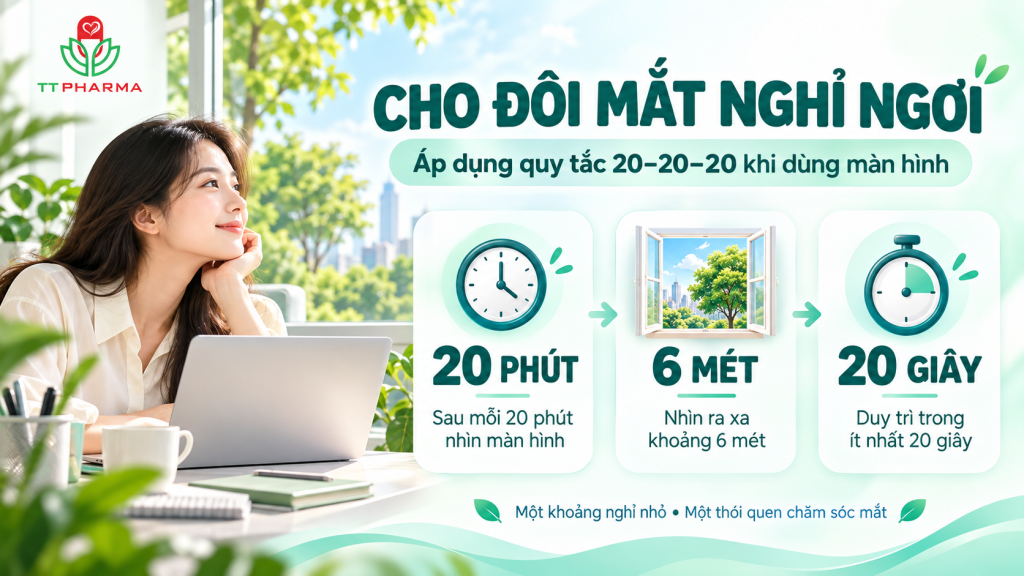 Quy tắc 20–20–20 cho đôi mắt-2 Quy tắc 20–20–20 cho đôi mắt 2